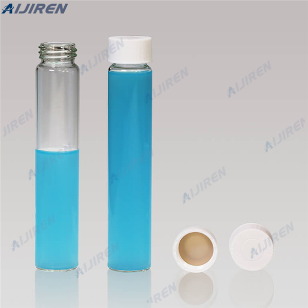 <h3>amber Volatile Organic Chemical sampling vial with screw cap</h3>
